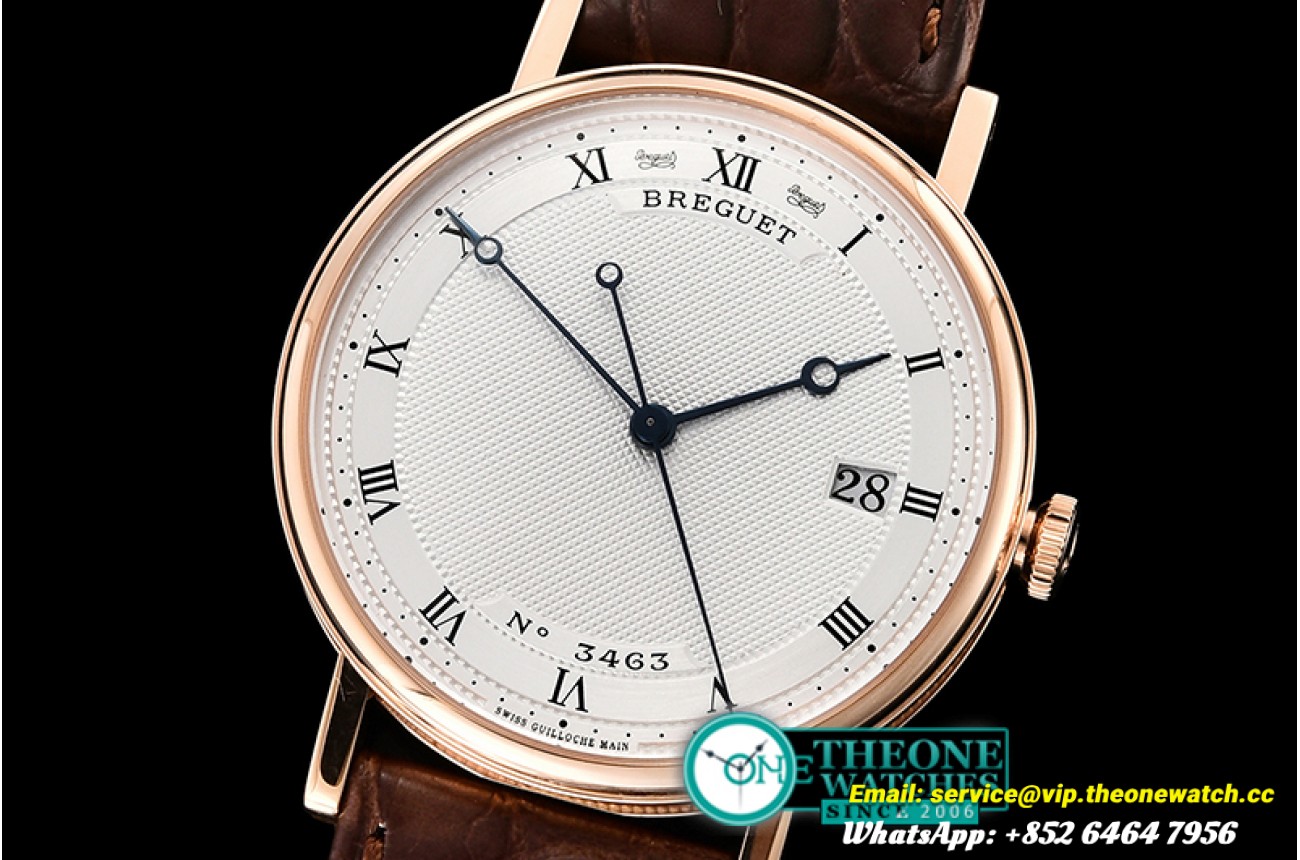 Breguet - Classique Ref.3463 RG/LE White/Rmn MKF V2 MY9015 Mod