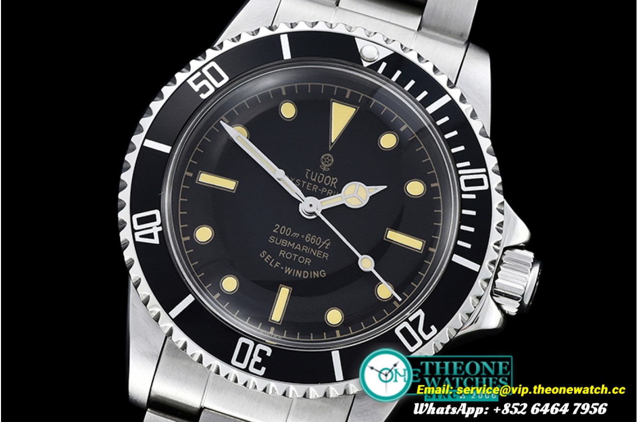 Tudor - Tudor Vintage SUB Ref.7928 CR SS/SS Black Asia 2836