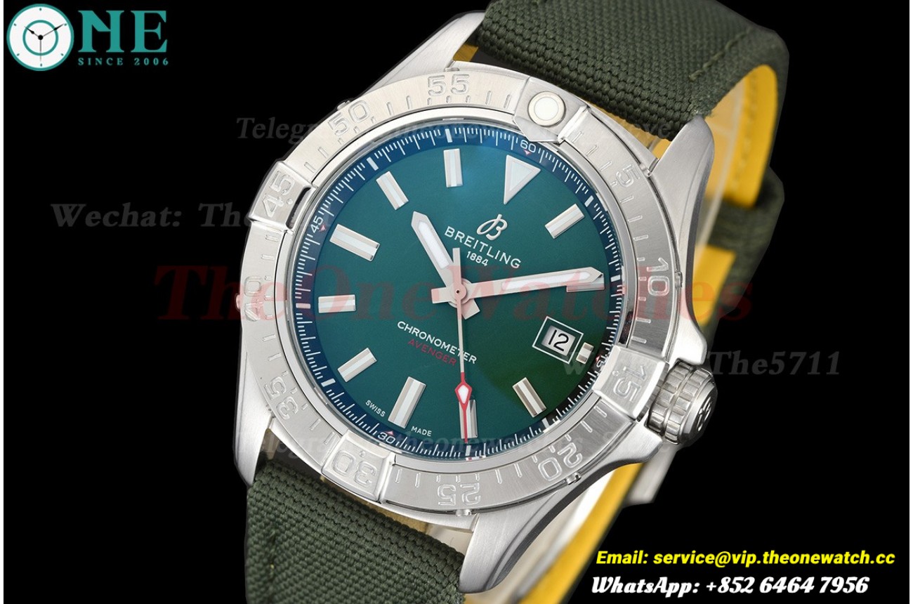 Avenger Automatic 43mm SS/NY Green Dial BLSF A2824
