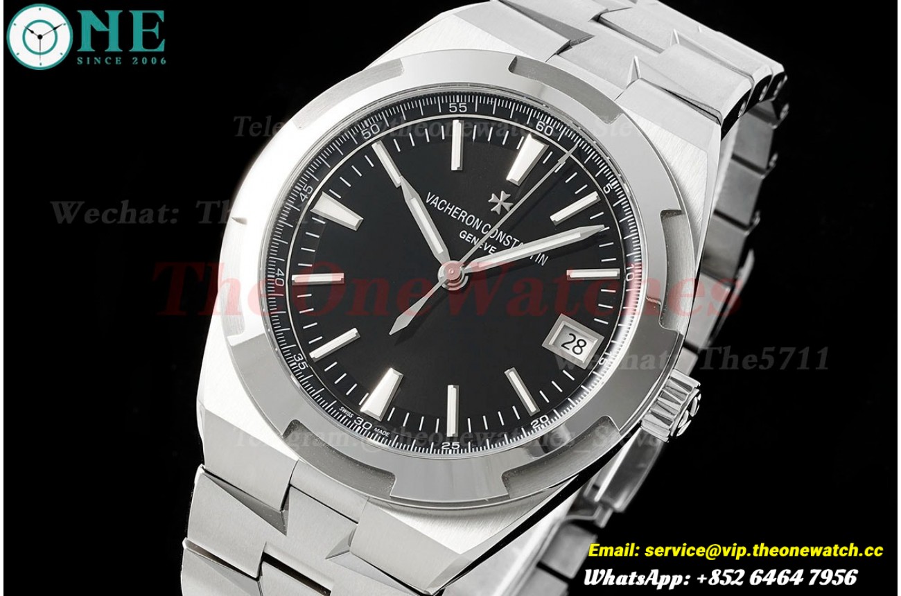 Overseas 4500V 41mm SS/SS Black Dial MKS A5100