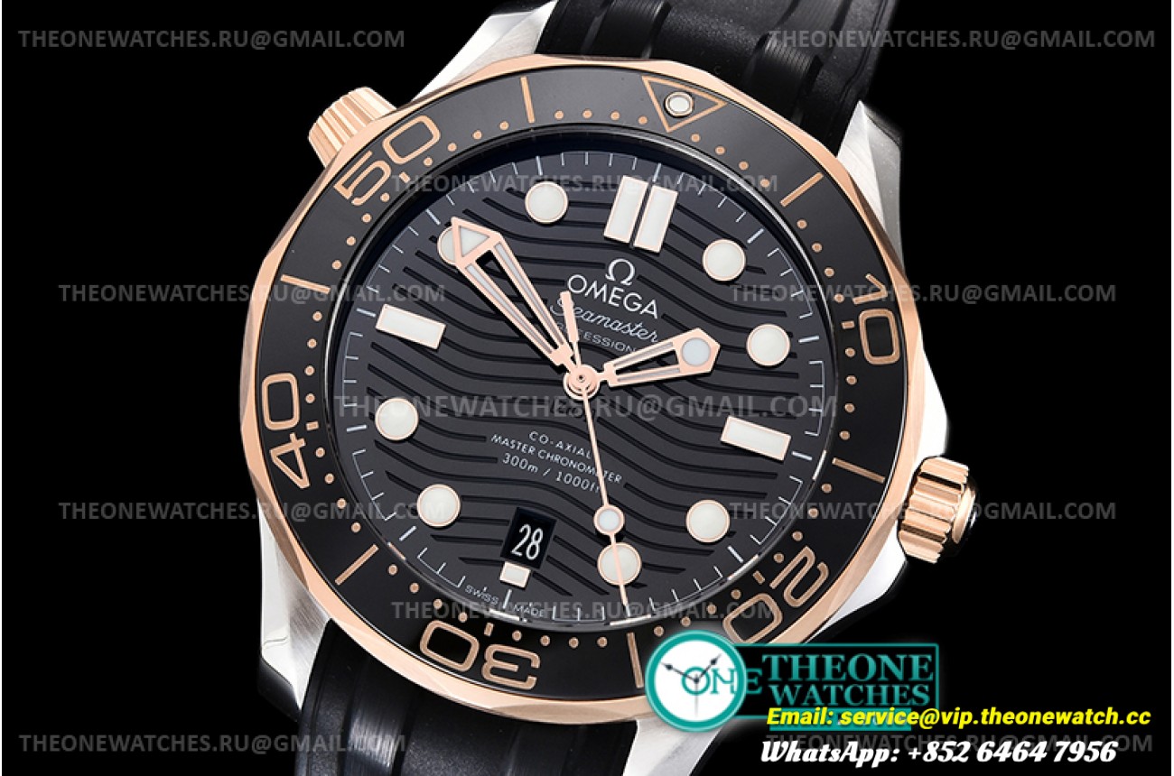Seamaster 300m 2019 42mm SS/RU Black Dial VSF A8800