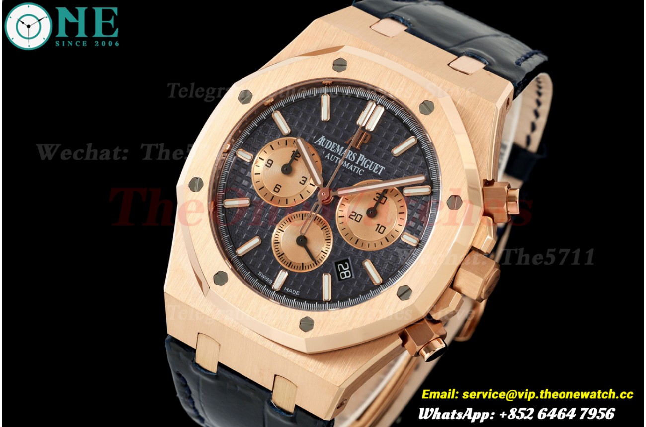 Royal Oak Chrono 26331OR 41mm RG/LE Blue Dial APWF DD4801
