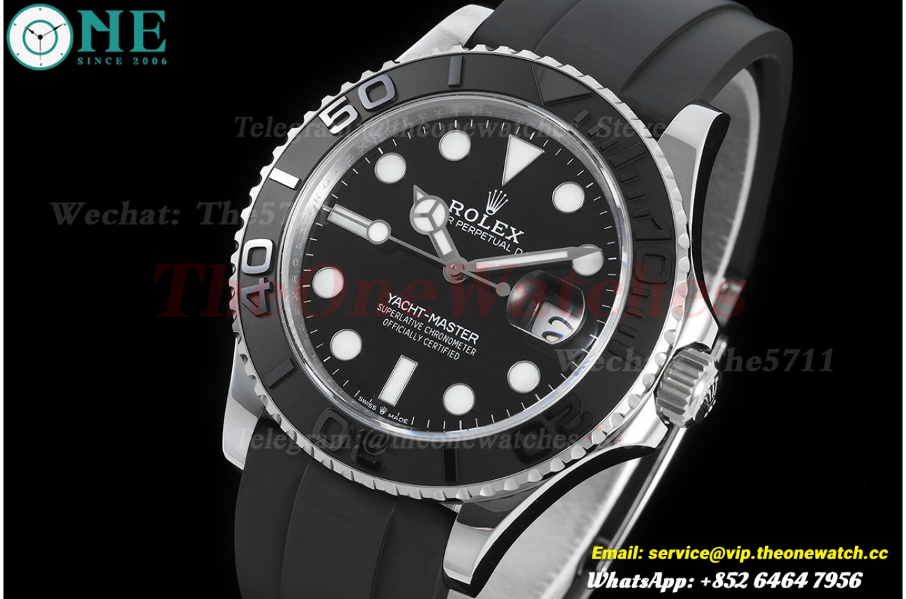 Yacht-Master 226659 42mm SS/RU Black/Dot QF JH3235 (Weighted Approx.171g) (Free Sprung)