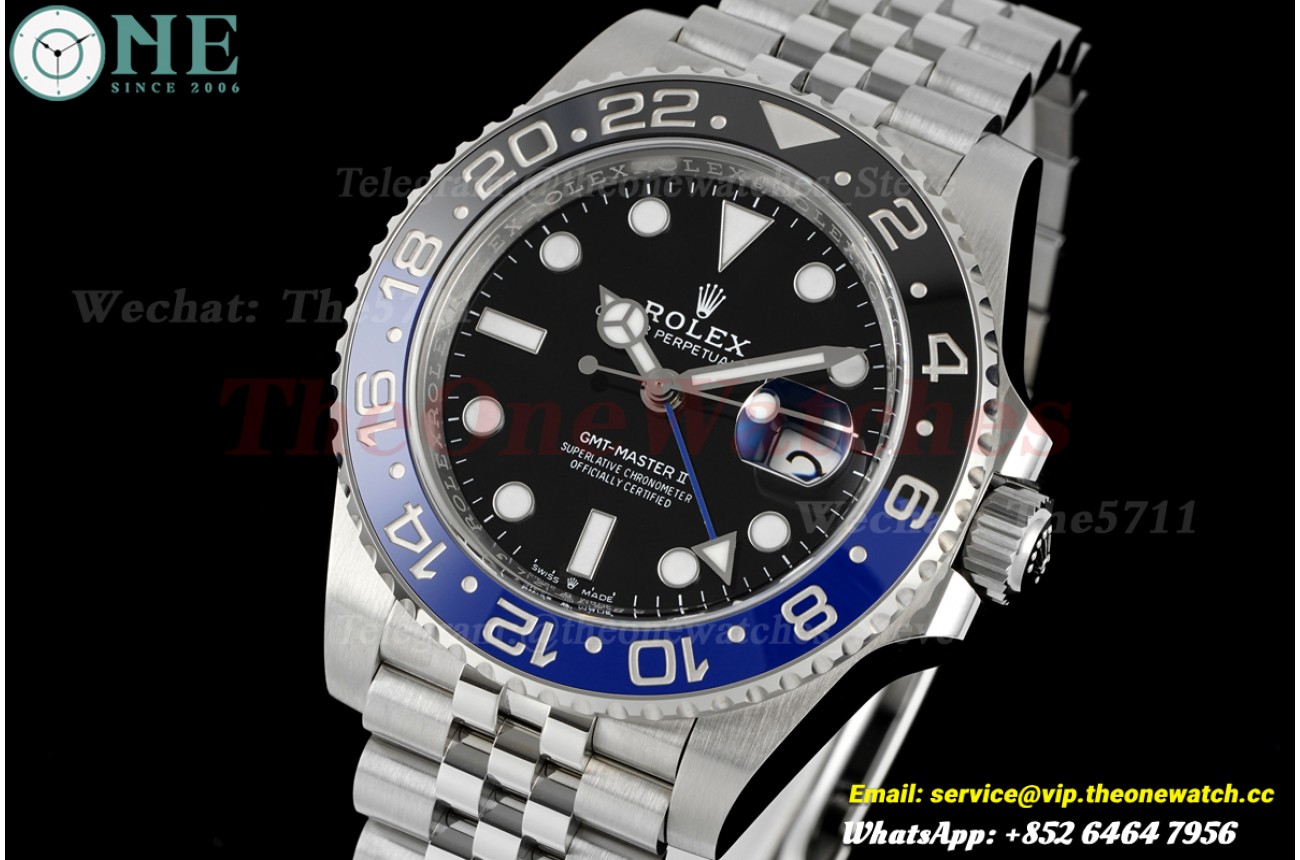 GMT Master II 126710 Batgirl 40mm Jub SS/SS Black Dial Clean Plus DD3285