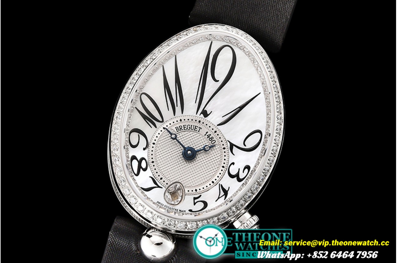 Breguet - Queen of Naples Ladies Dm SS/LE Wht MOP ZF Jap 6T51