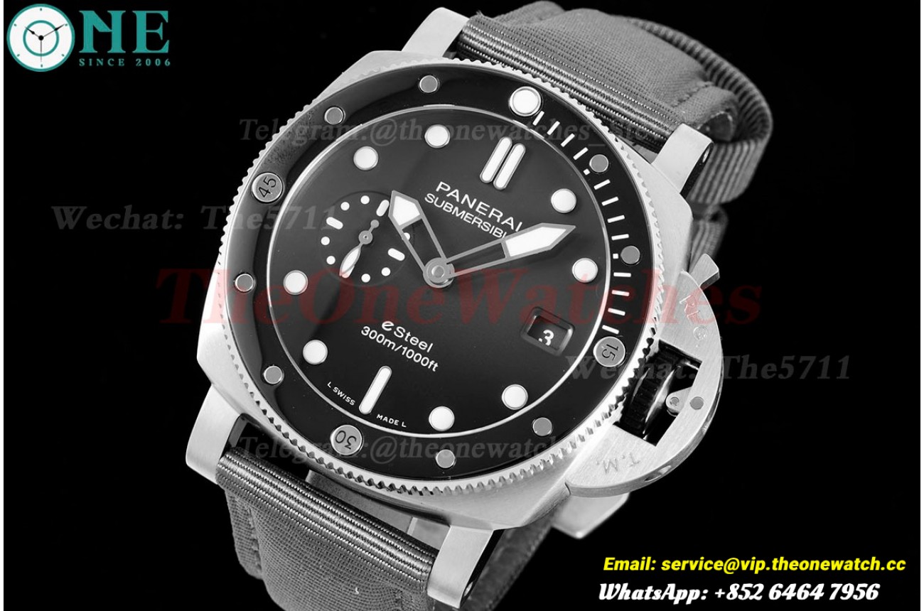 Submersible PAM1288 44mm SS/NY Grey Dial VSF P900