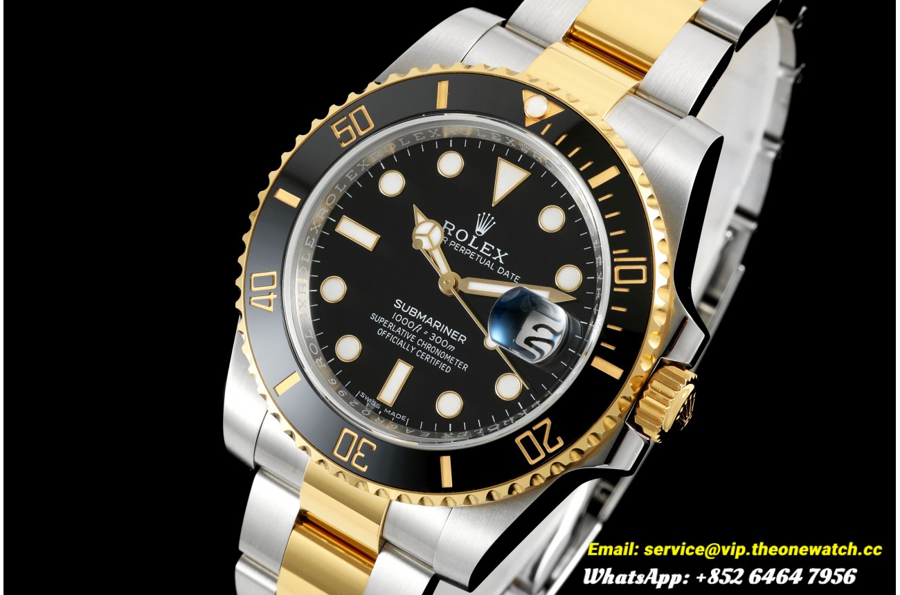 Submariner 116613LN 40mm YG/SS Black Dial EWEF VS3135
