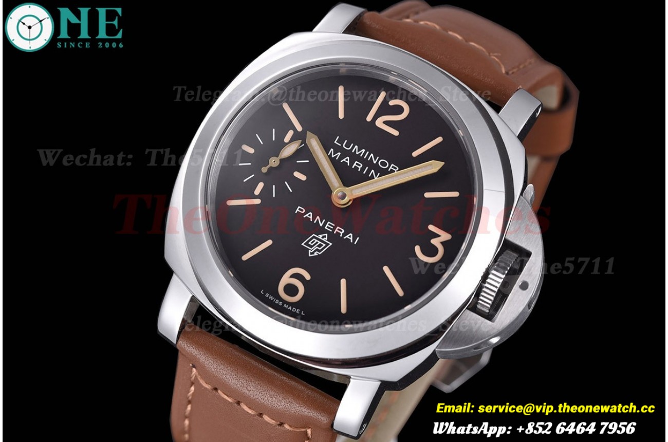 Luminor Marina Pam632 44mm SS/LE Brown Dial HWF A6497