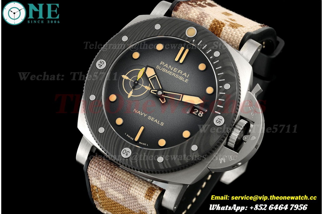 Submersible PAM1669 47mm Ti/NY Black Dial VSF P900