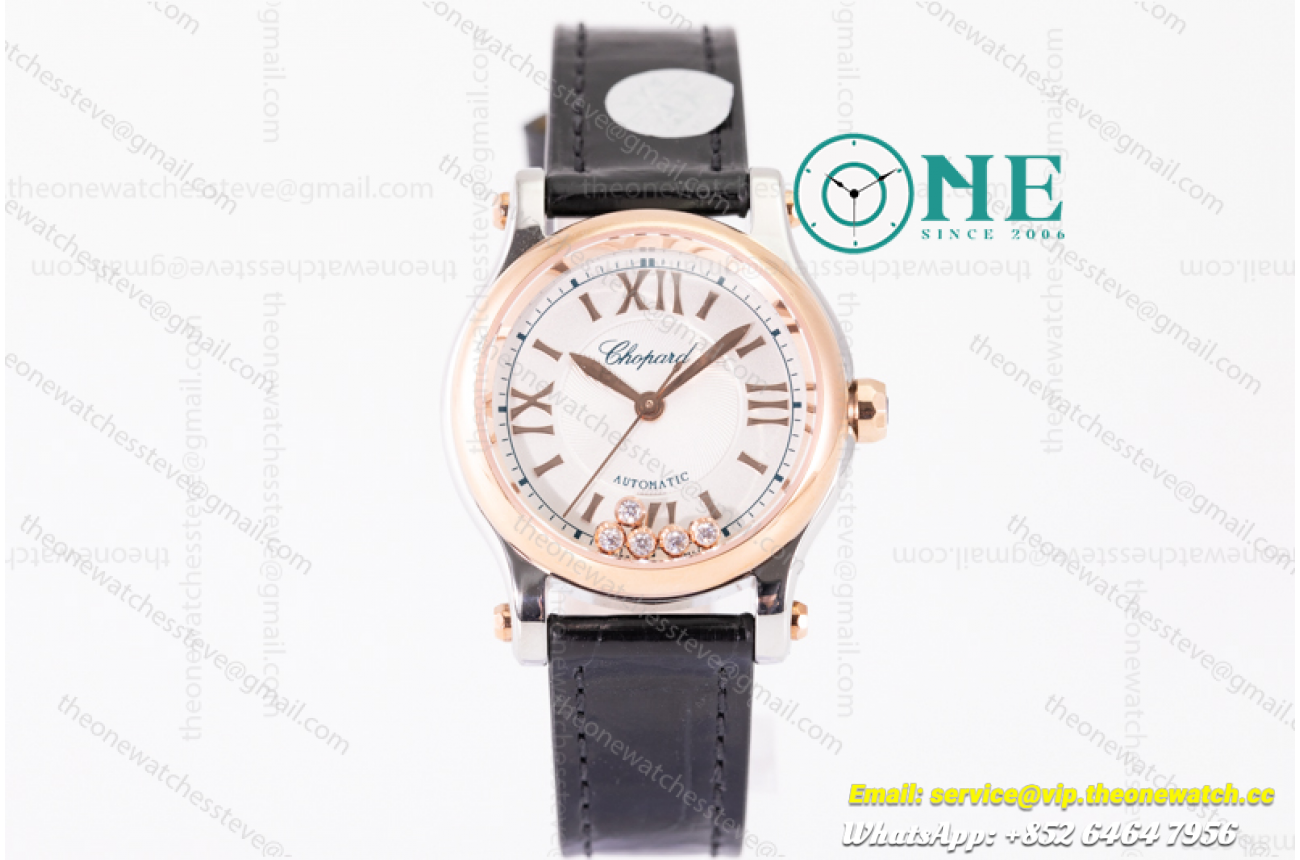 Chopard –Happy Sports 30mm RG/SS/LE White YF A2892