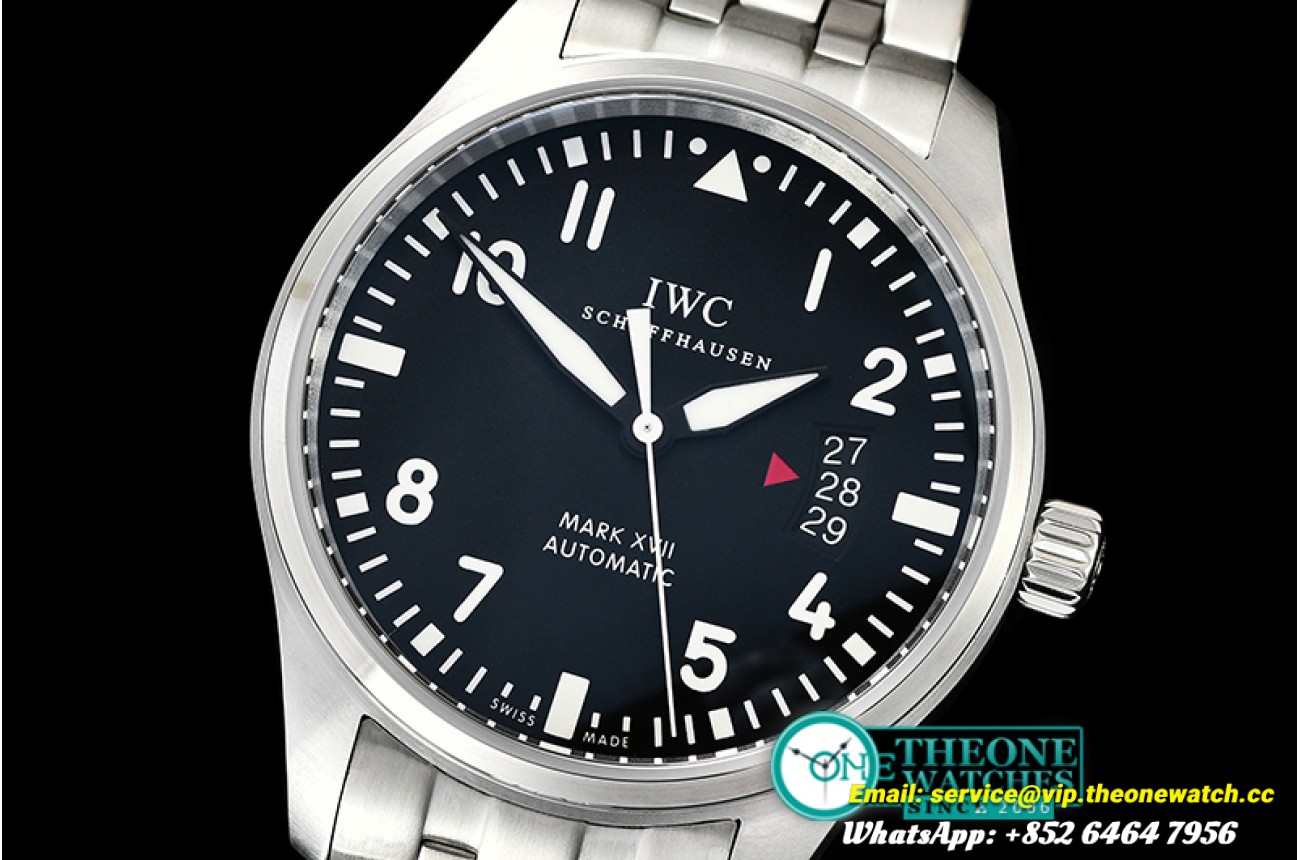 IWC - Mark XVII IWC326504 SS/SS Black/Num MKF V2 Miyota 9015