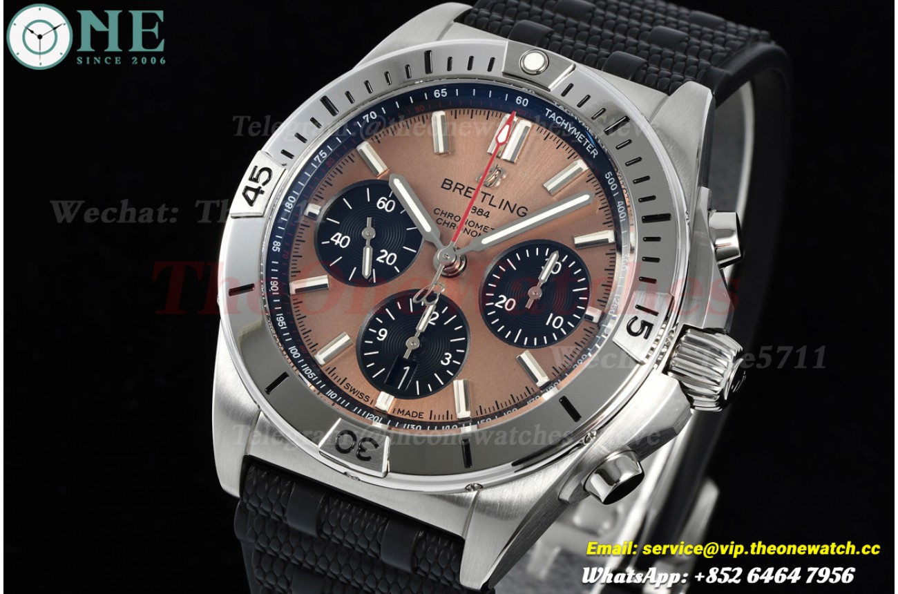Chronomat B01 42MM SS/RU Brown/Stk Dial BLF A7750