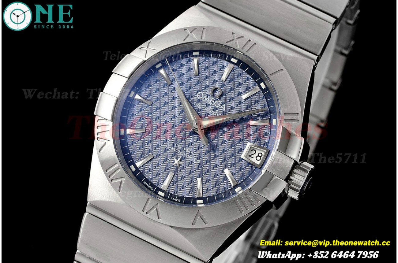 Constellation Co-Axial 38mm SS/SS Blue VSF Asia 8500