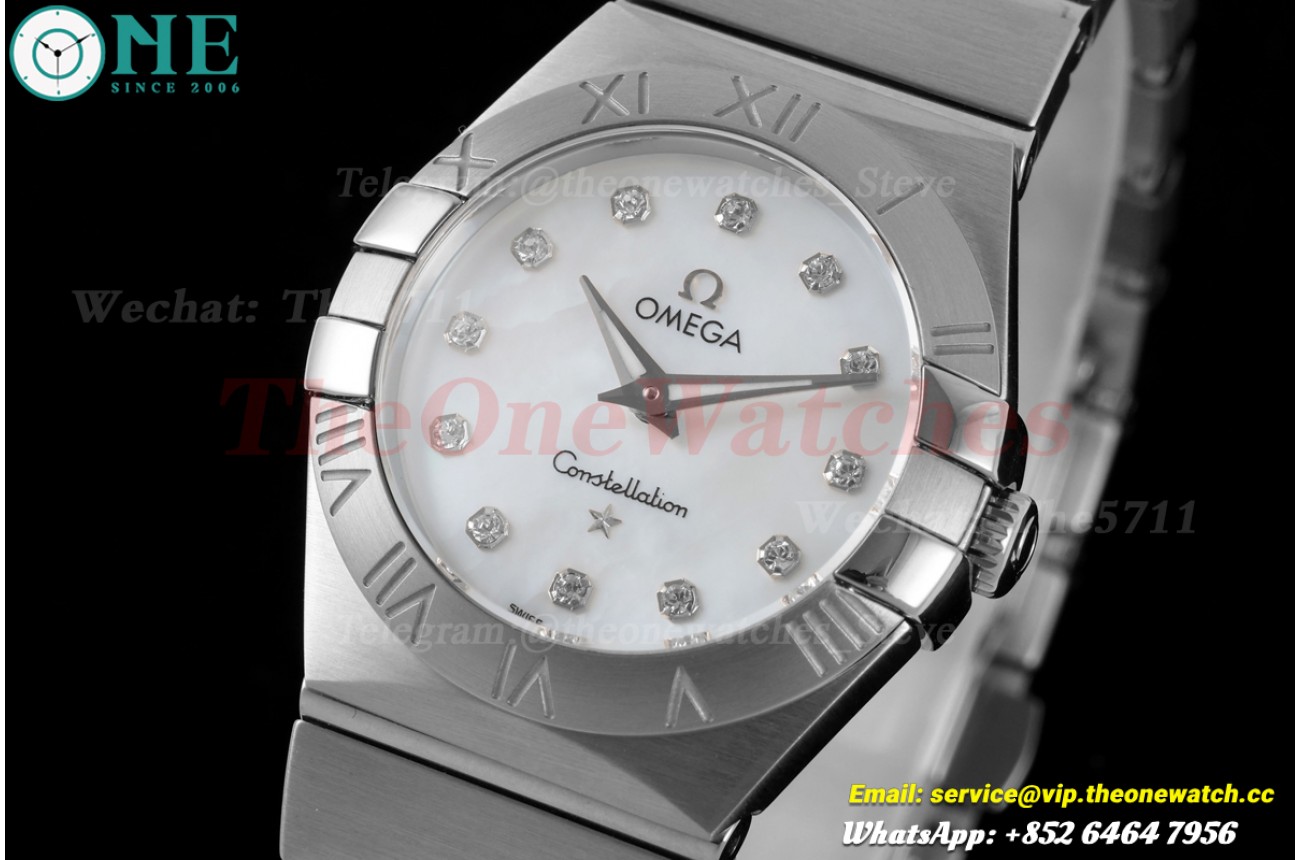 Constellation 28mm SS/SS MOP/Dia 8848F Swiss Qtz