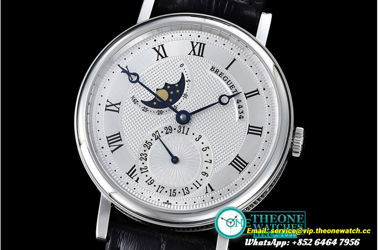 Breguet - Classique SS Moonphase SS/LE White Miyota 9015