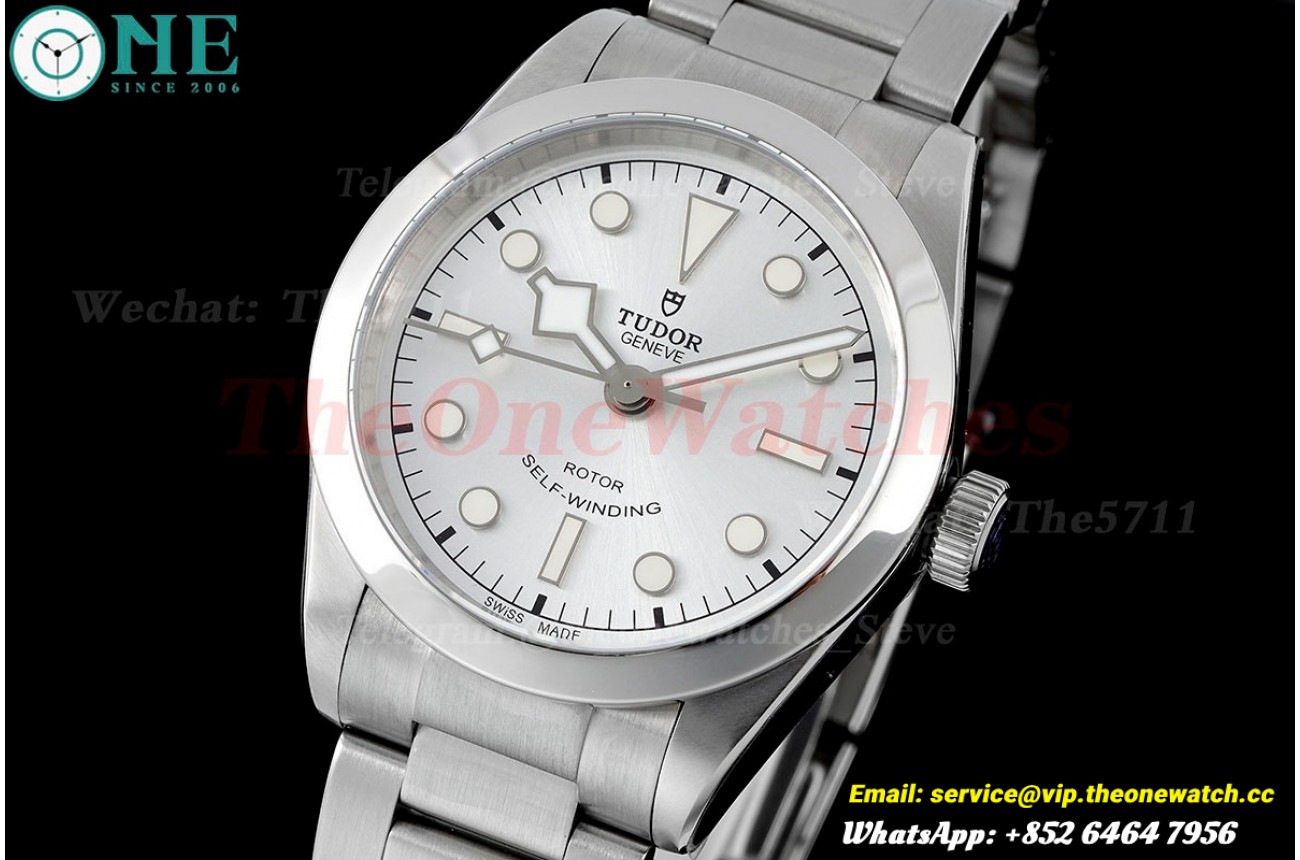 Heritage Black Bay 36mm SS/SS White/Dot KRF V4 A2824