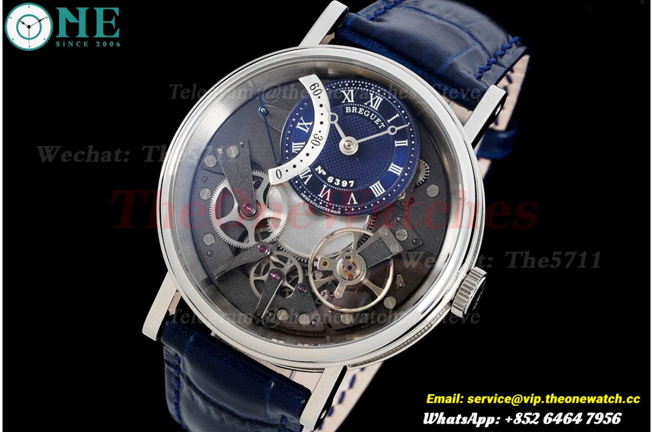 Tradition 7097BB/GY/9WU 40mm SS/LE Grey/Blue SF A505