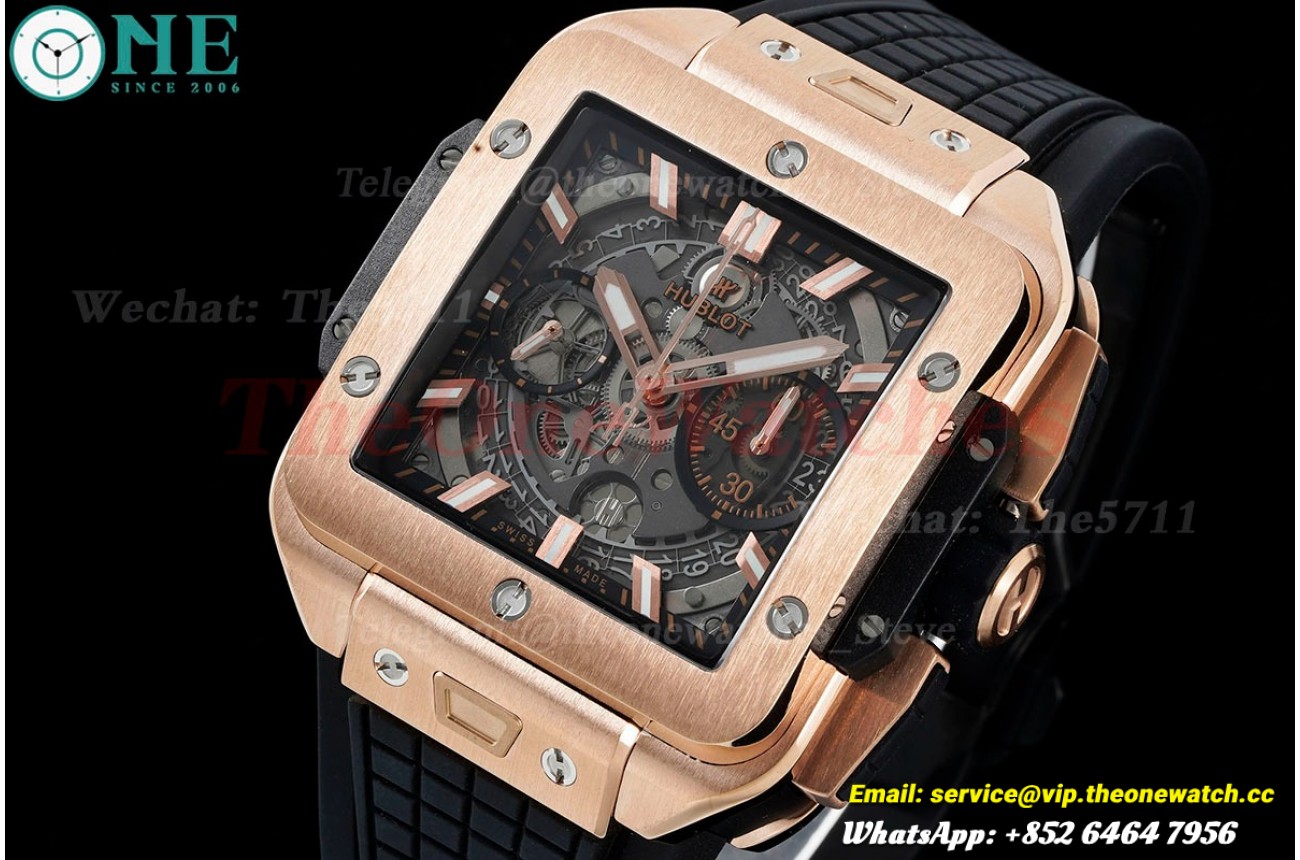 Square Bang Unico 42mm RG/RU Skeleton Dial BBF HUB1280A