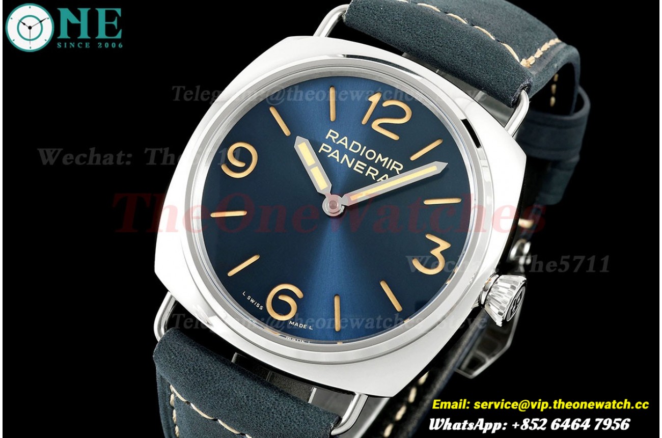 Radiomir Pam1383 45mm SS/LE Blue Dial HWF A6497