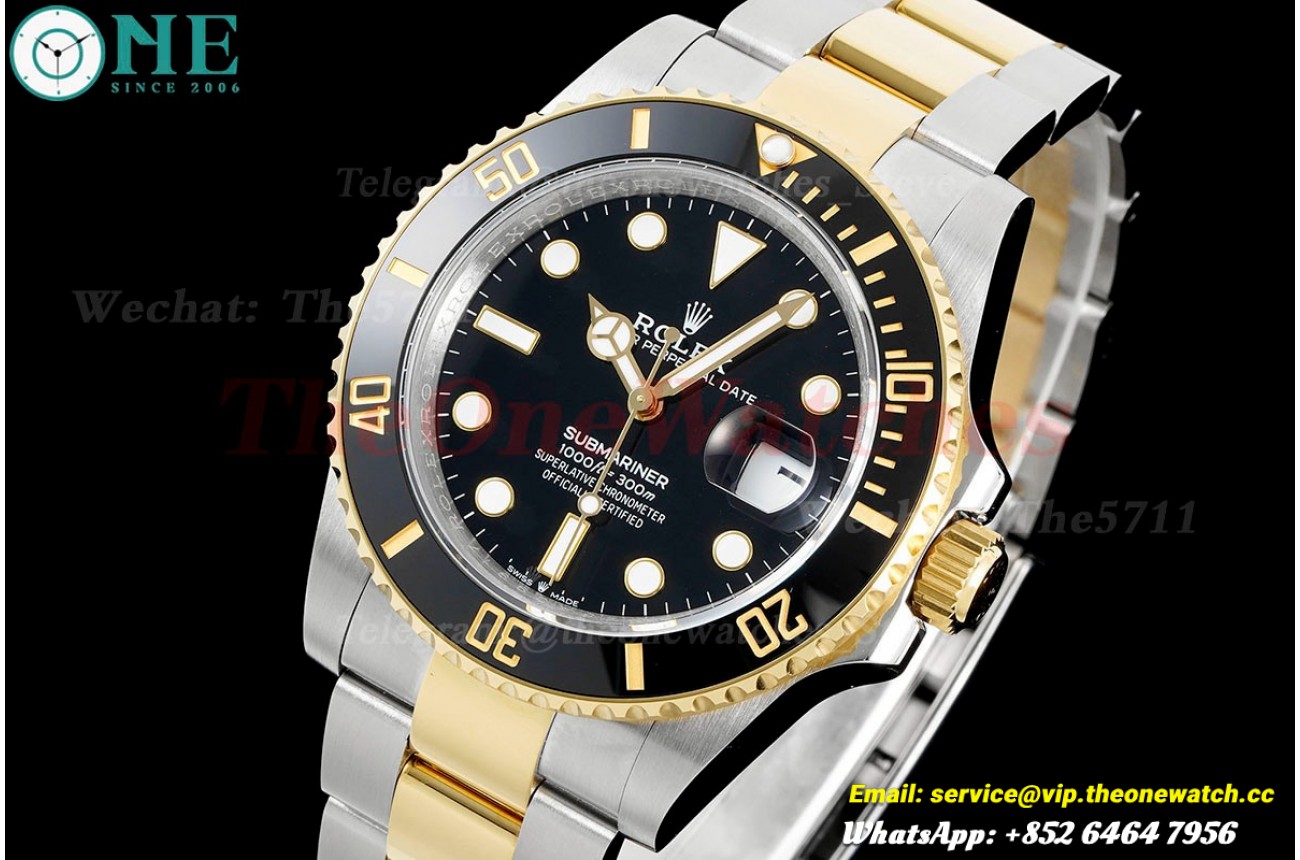 Submariner 126613LN 41mm SS/YG Black/Stk GMF V2 VR3235