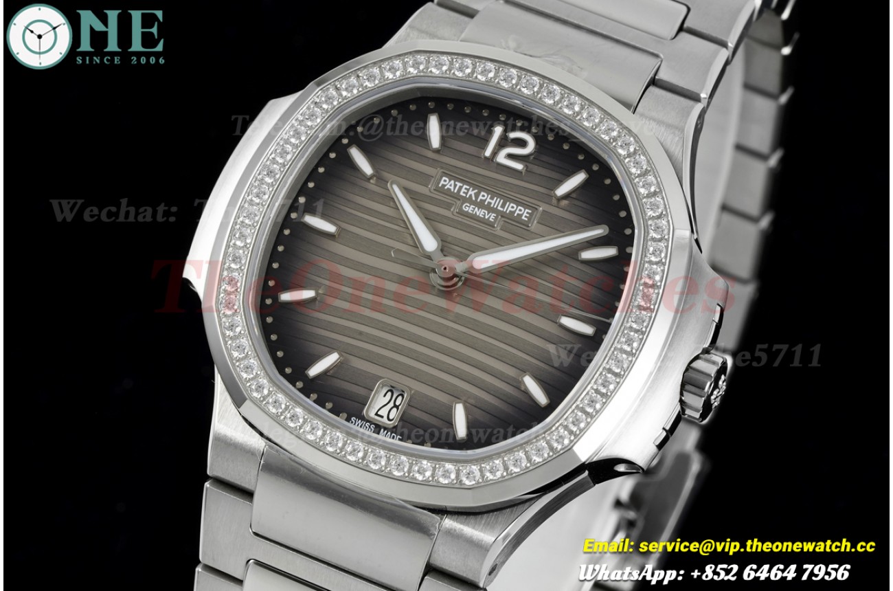 Nautilus 7118 Dia 35mm SS/SS Grey Dial DDF DD324 Super Clone