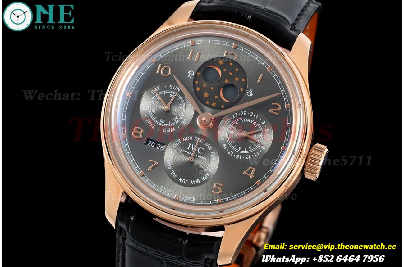 Portugieser Perpetual Calendar 5034 RG/LE Grey/Num V9F A52610