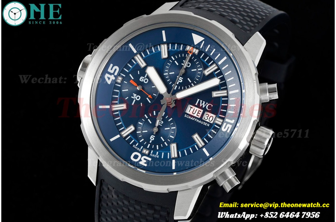 Aquatimer Chrono 44mm blue/Stk SS/RU RSF A7750