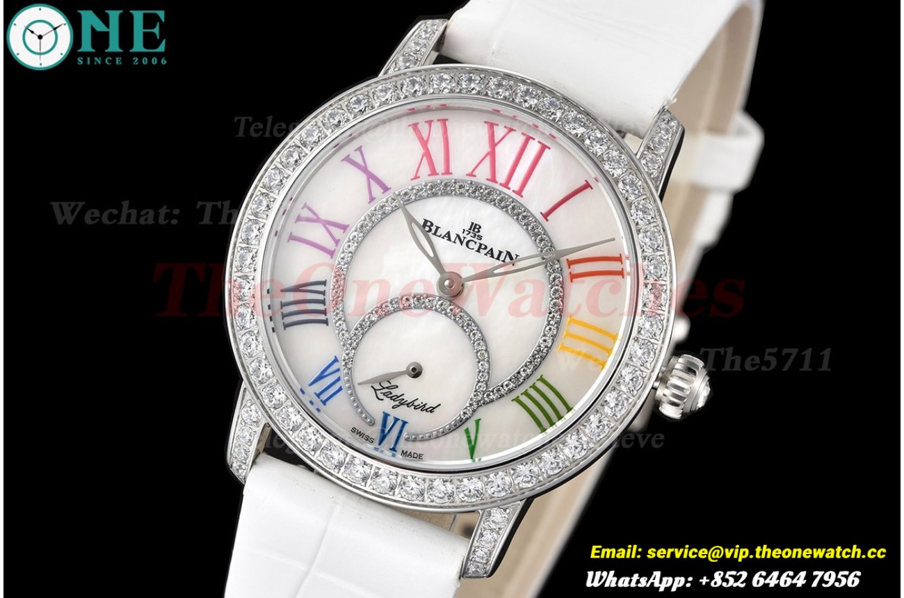 Ladybird Colors 35mm Dia White SS/LE Mop Dial BLSF A23J