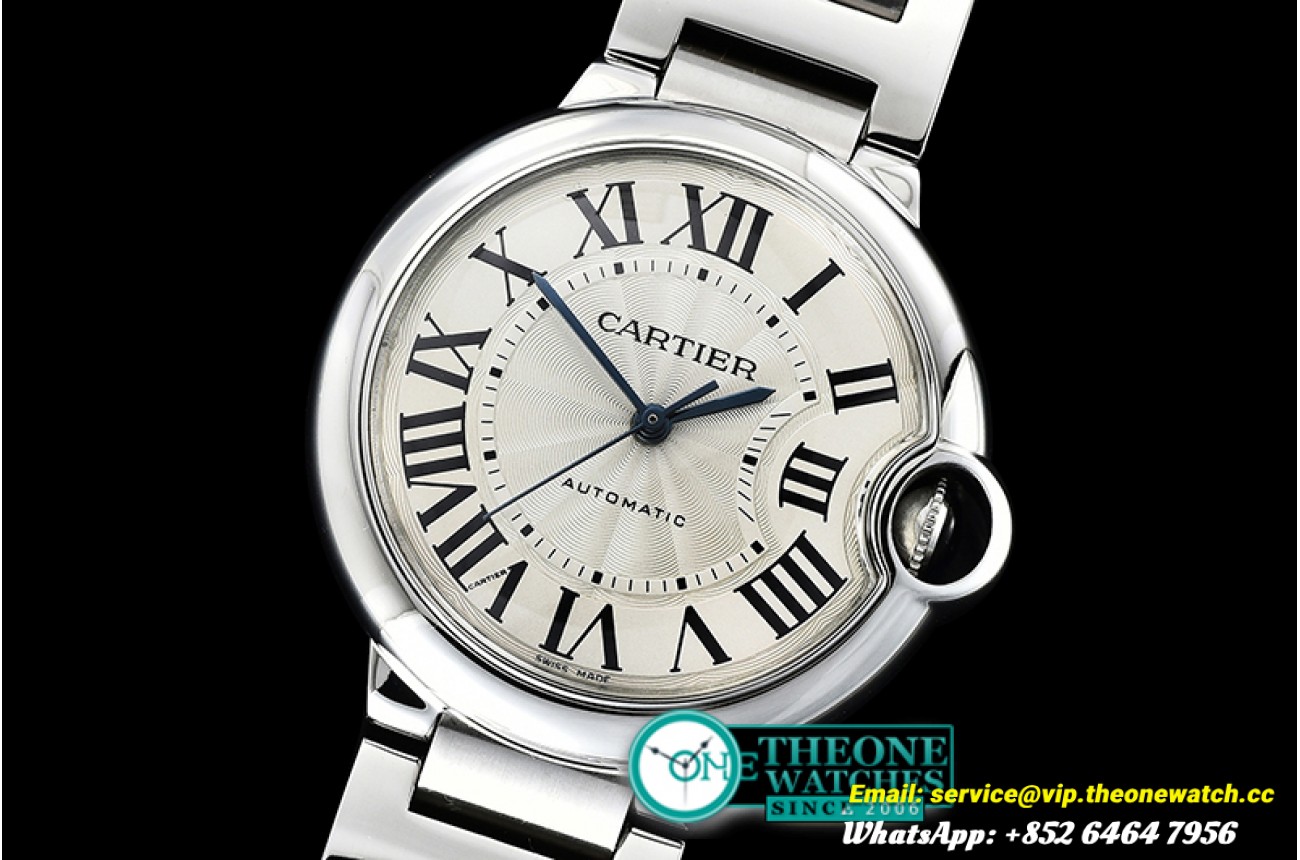 Cartier - Balon Bleu Unisex 36mm SS/SS Wht BVF Jap NH05