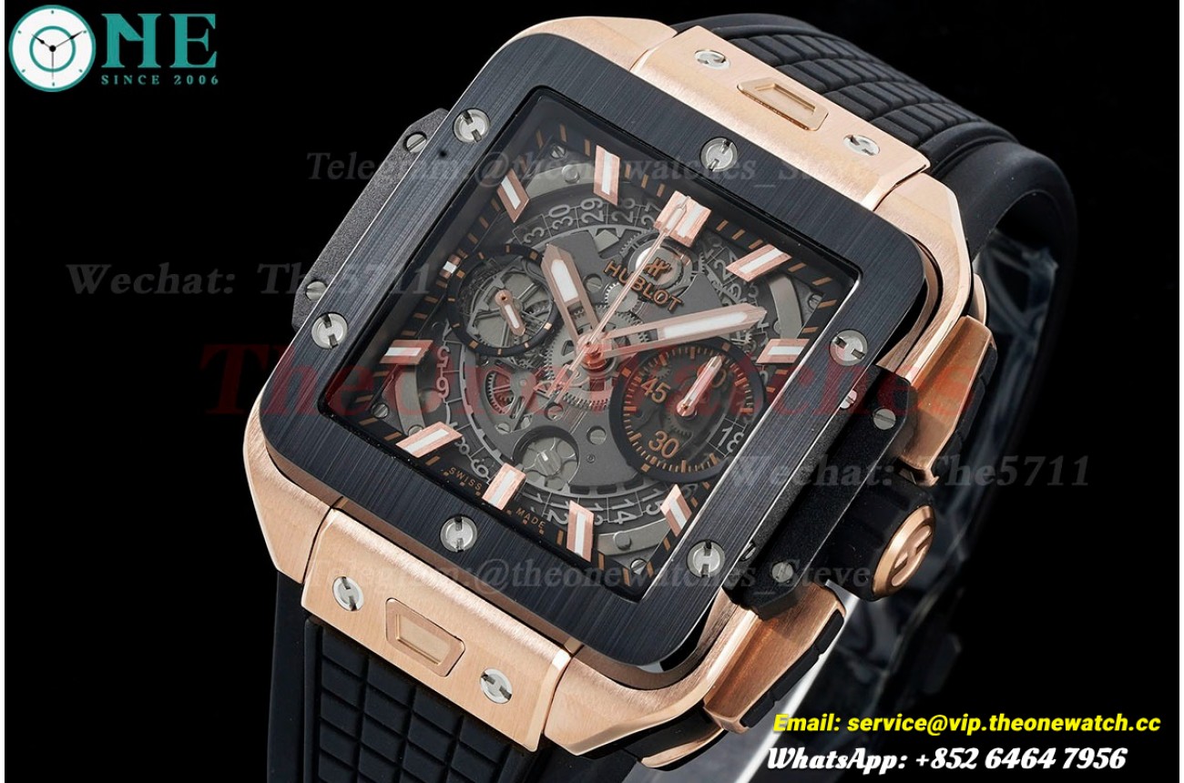 Square Bang Unico 42mm RG/RU Skeleton Dial BBF HUB1280A