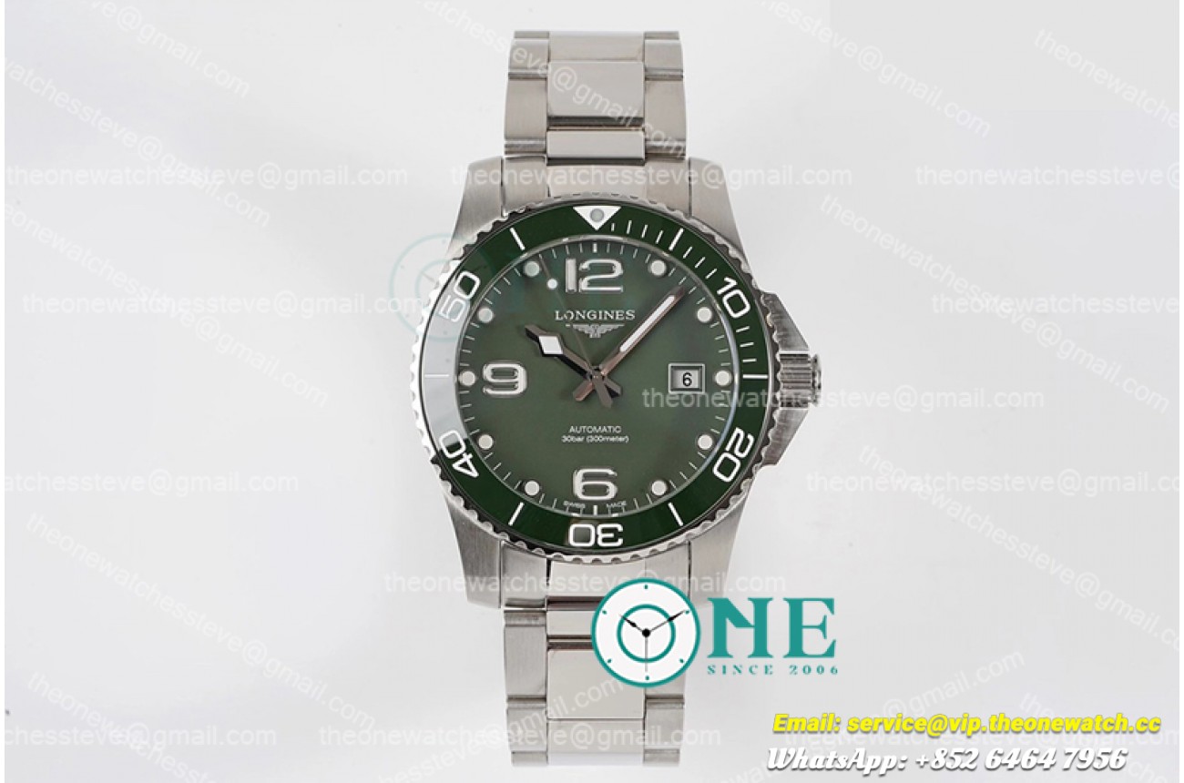 Longines - HydroConquest Mens SS/SS Green ZF Asia 2824