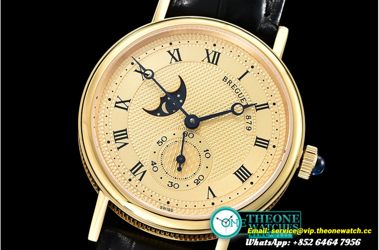 Breguet - Classique MoonPhase Ref.3300 YG/LE Gold MY9015 Mod