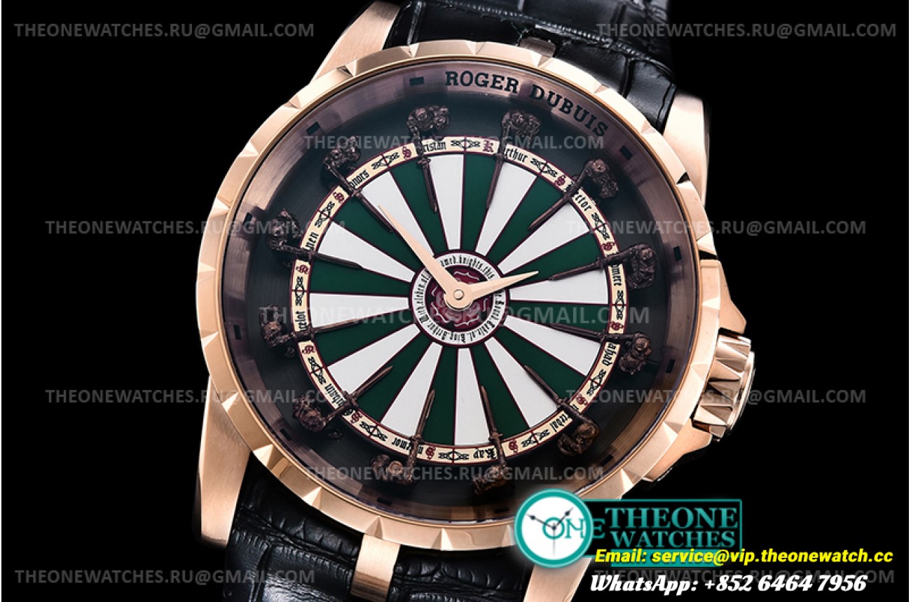 Roger Dubuis - Excaliber Knights Table King Arthur RG/LE Blk ZF MY9015
