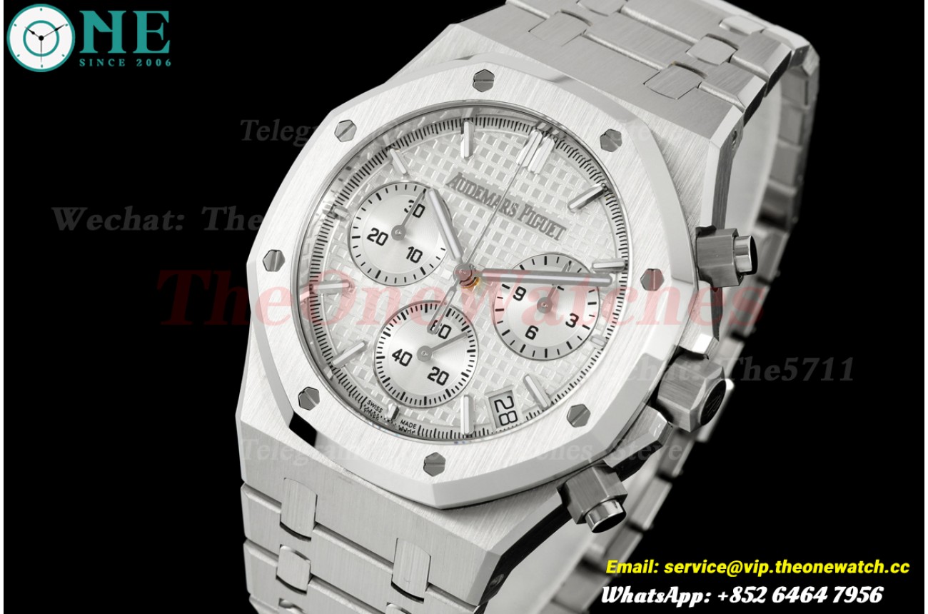 Royal Oak Chrono 26240 41mm SS/SS White Dial TOPF DD4401 Super Clone