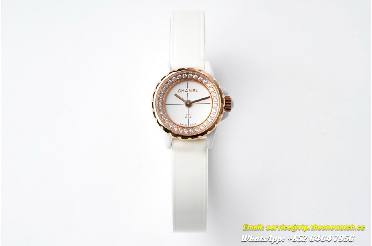 J12 XS 19mm Cer/LE White Dial BVF Quartz