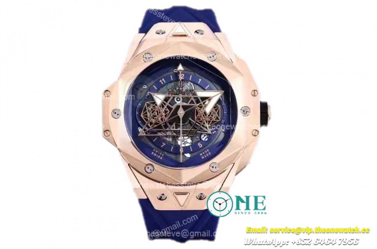 Hublot – Big Bang Sang Bleu II RG/RU Blue 7750