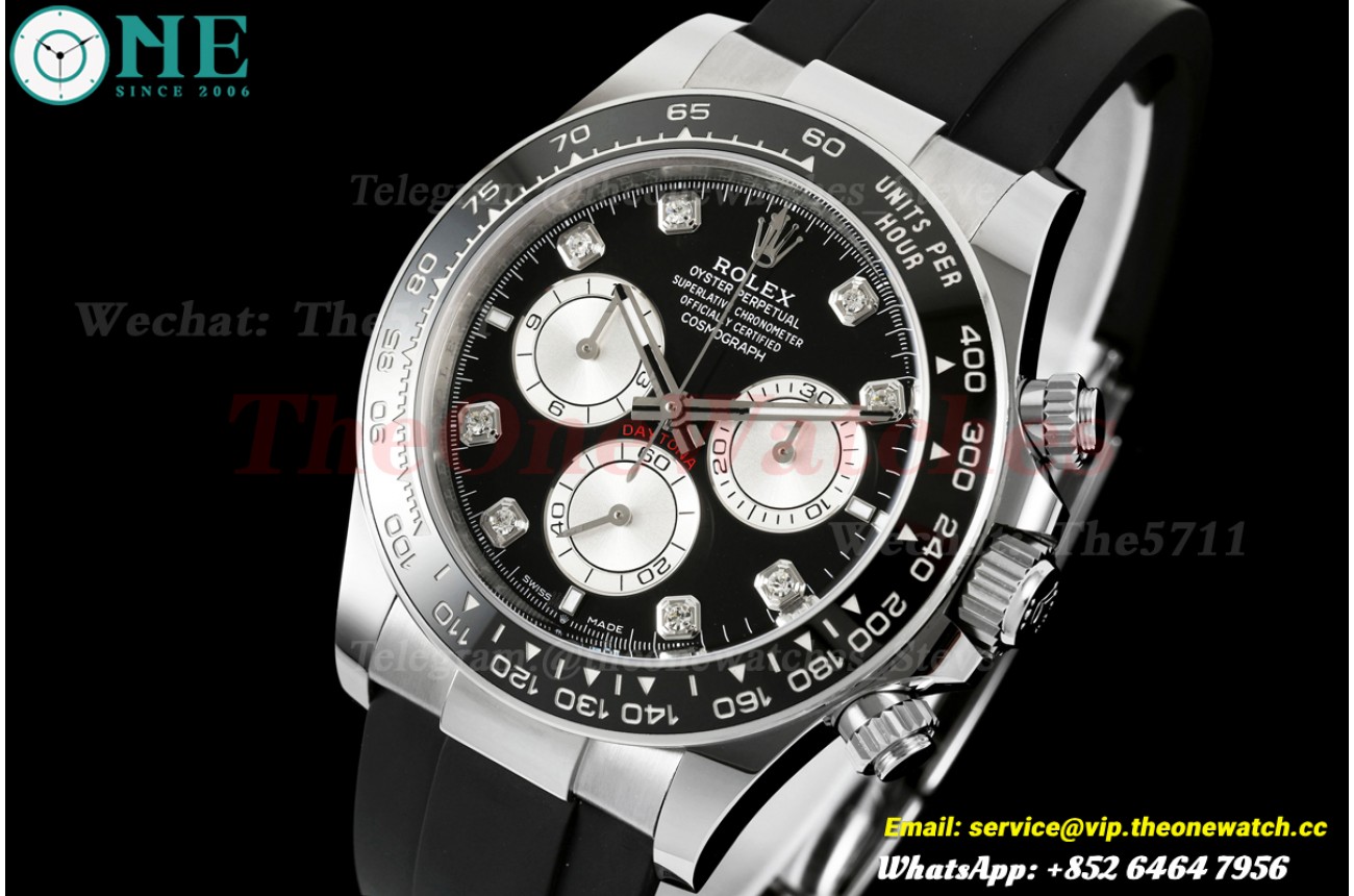 Daytona 126519 40mm SS/RU Black/DIa WF JH4131 (Weighted Approx.161g) (Free Sprung)