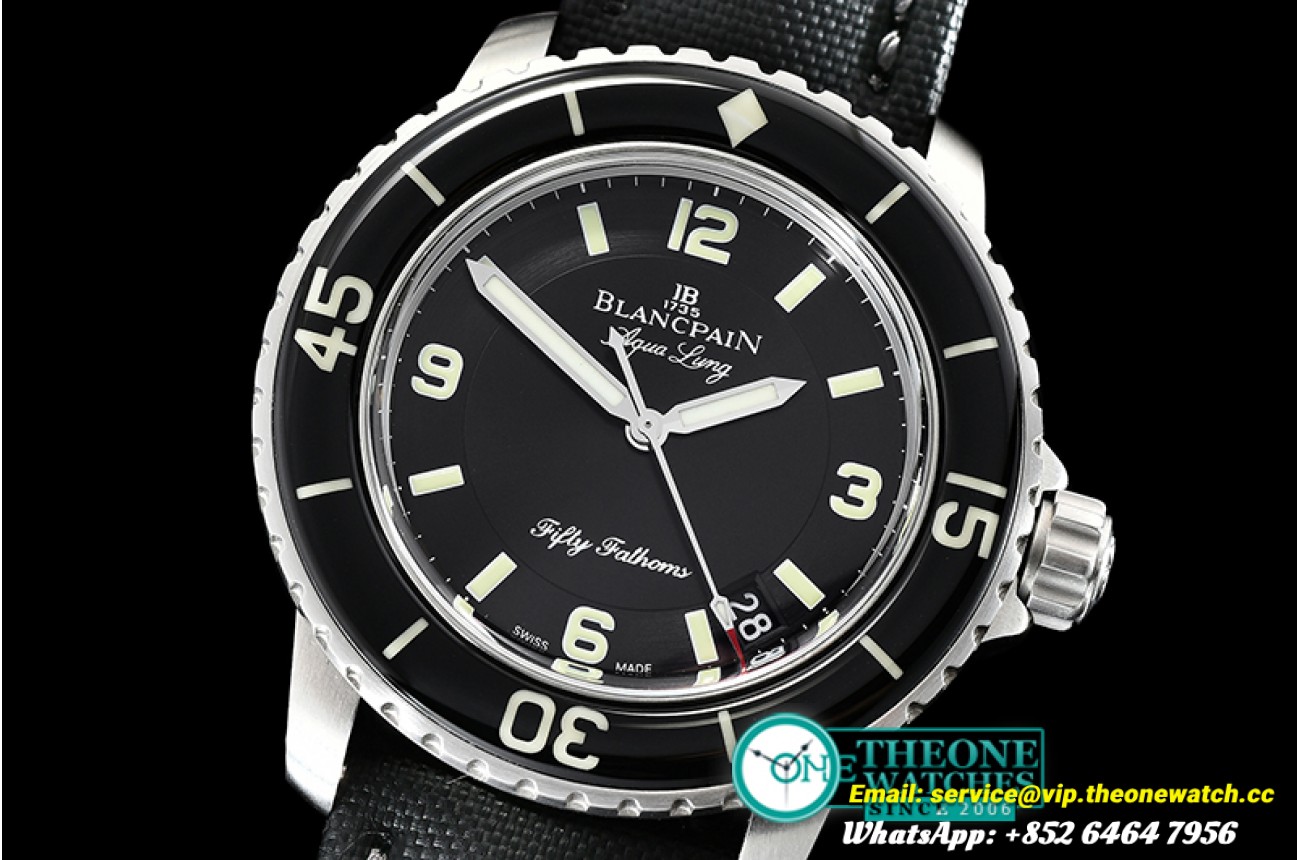 Fifty Fathoms Black SS/NY Blk ZF Asia 23J