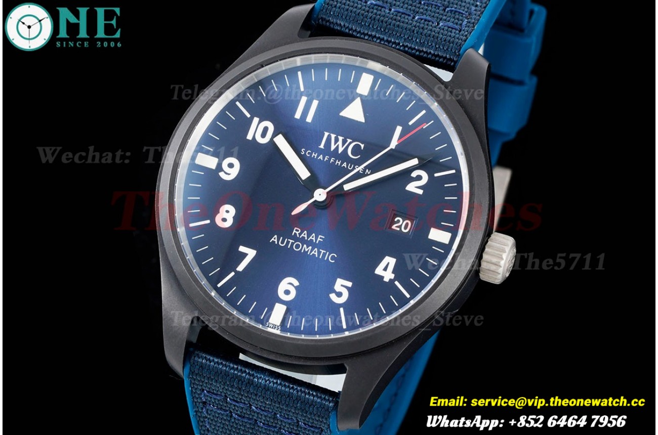 Pilot IW328101 Edition 'Royal Australian Air Force' Cer/NY Blue/Num 41mm M+F A2892