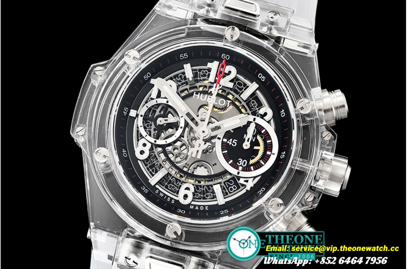 Hublot - Big Bang Unico Sapphire 45mm PL/RU Skele SF Asia 7750