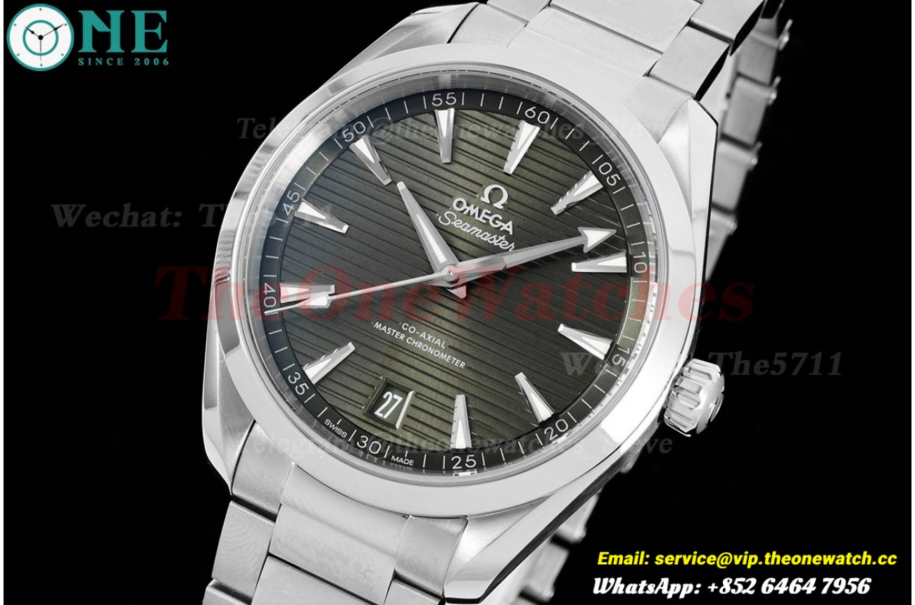 Aqua Terra 150m 41mm SS/SS Green VSF A8900