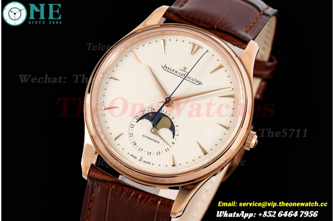 Master Ultra Thin Moonphase RG/LE White ZF A925 V2