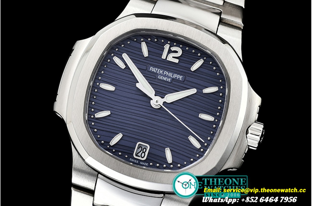 Patek Philippe - Nautilus 7018 Ladies 33mm SS/SS Blue PF MY9015