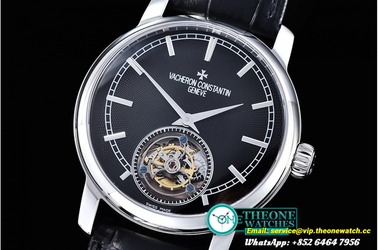 Vacheron Constantin - Traditionnelle Tourbillon SS/LE Black - Asia HW Tourb
