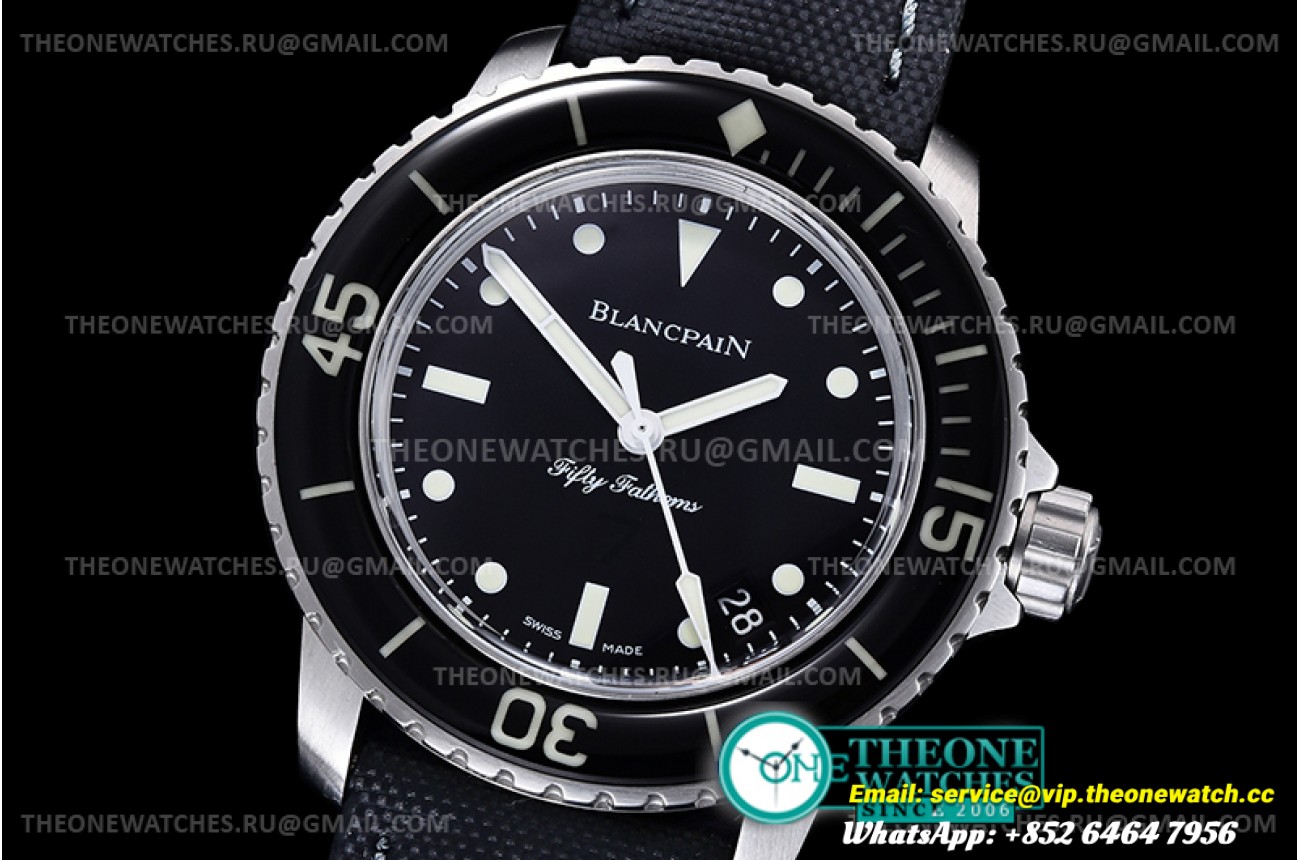 Fifty Fathoms “Nageurs de Combat" SS/NY ZF Asia 2836