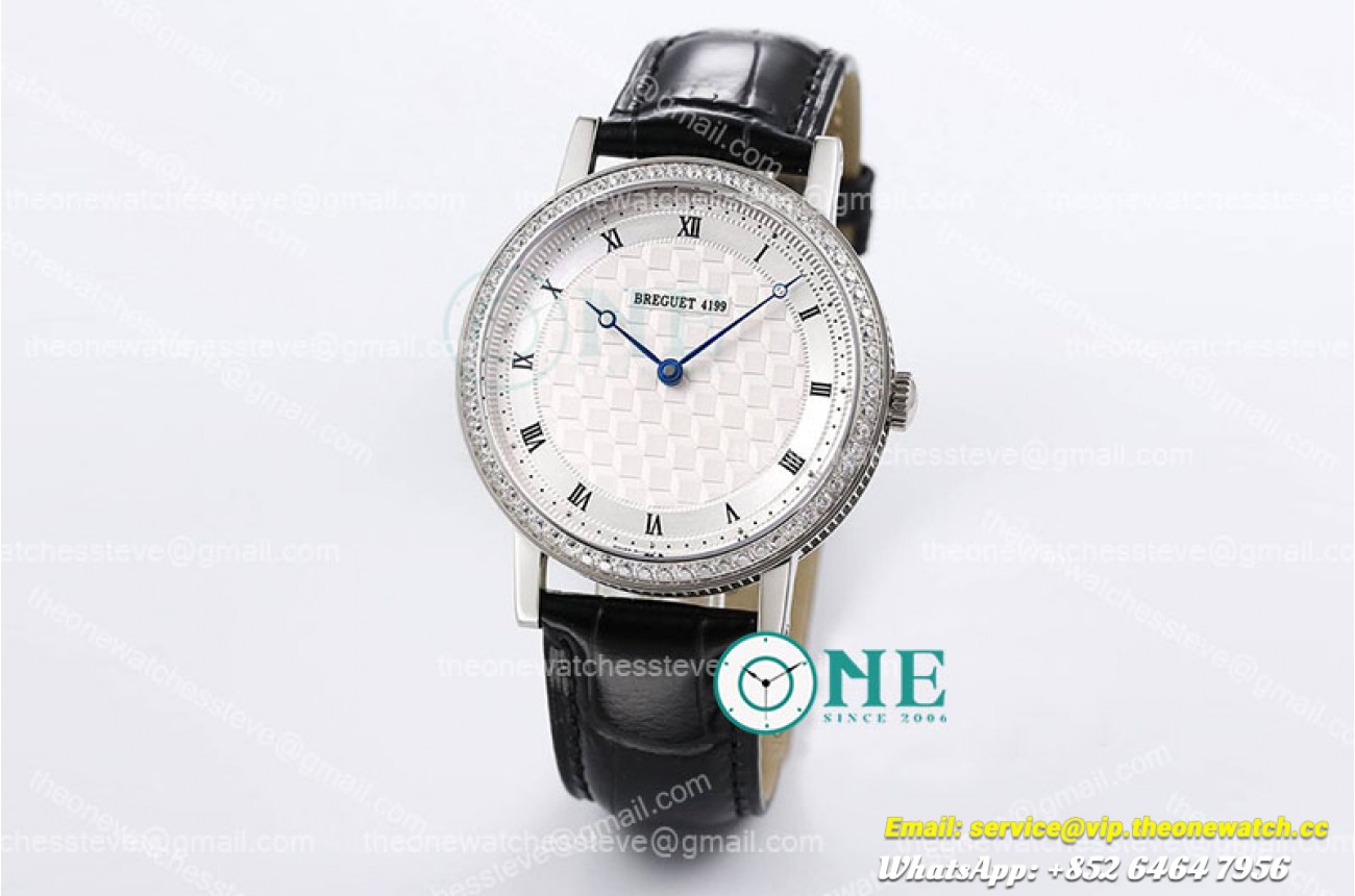 Breguet - Classique Ref.5967 SS/LE White/Rmn/Cubi Diam Automatic