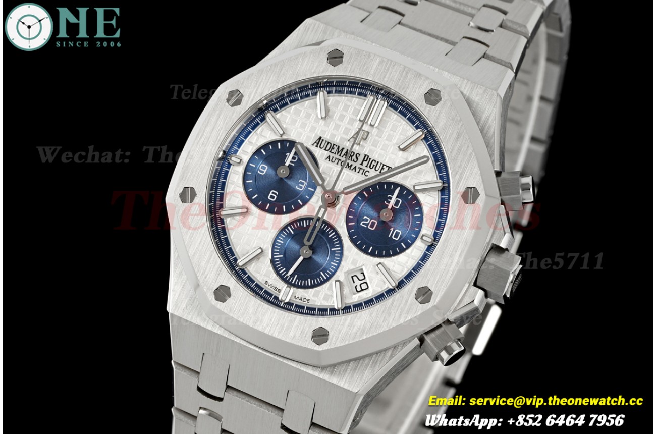 Royal Oak Chrono 26315ST 38mm SS/SS White/Blue Dial APSF DD4801