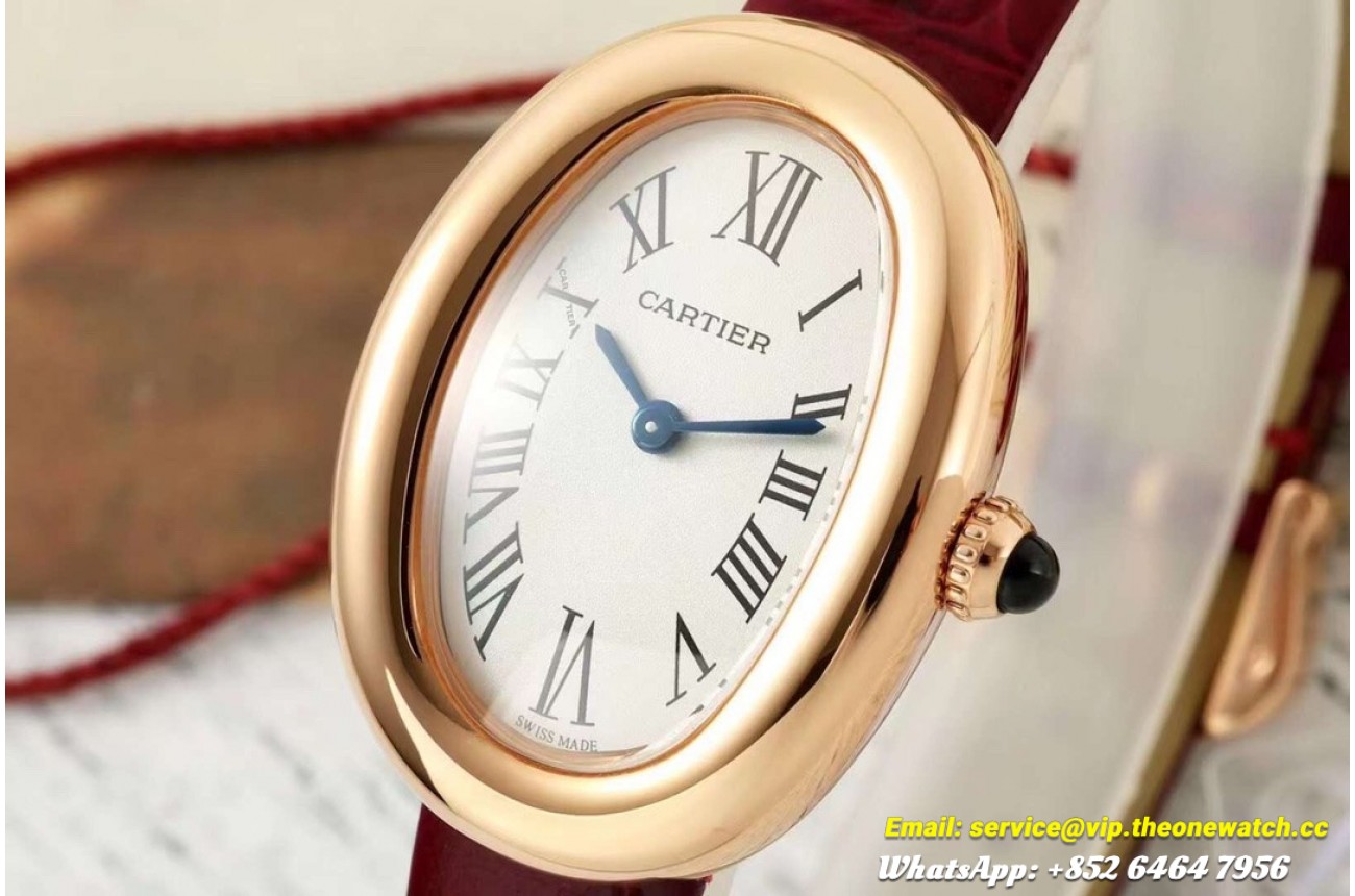 Baignoire Ladies 31mm Red RG/LE White Dial AF Quartz