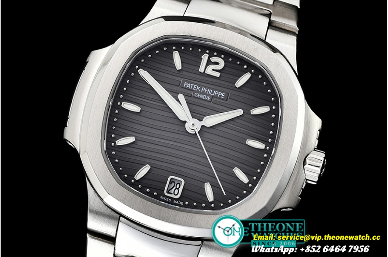 Patek Philippe - Nautilus 7018 Ladies 33mm SS/SS Grey PF MY9015