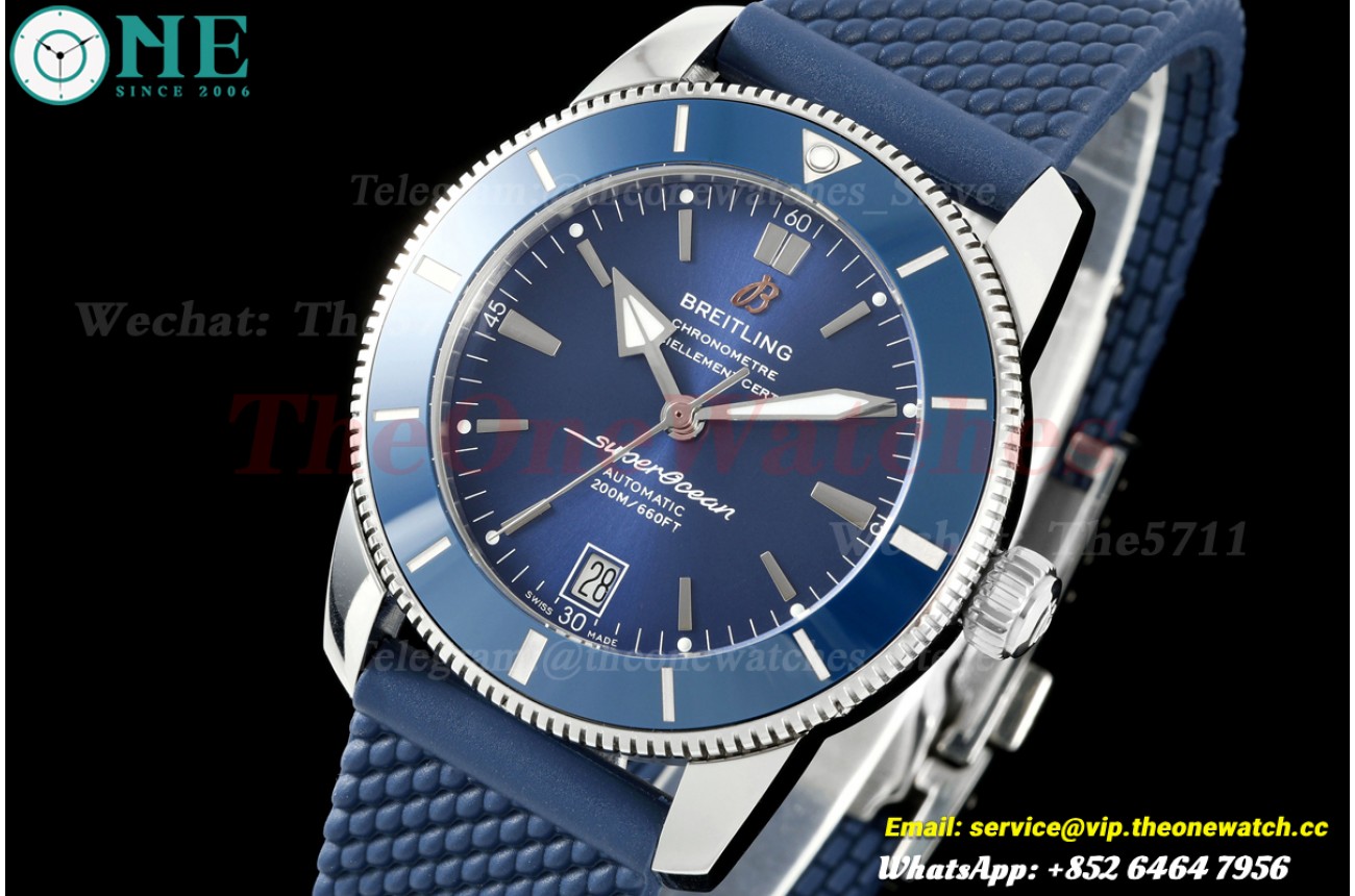 Superocean Heritage B20 42mm SS/RU Blue BLF A2824